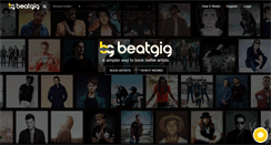 Desktop Screenshot of beatgig.com