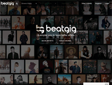 Tablet Screenshot of beatgig.com